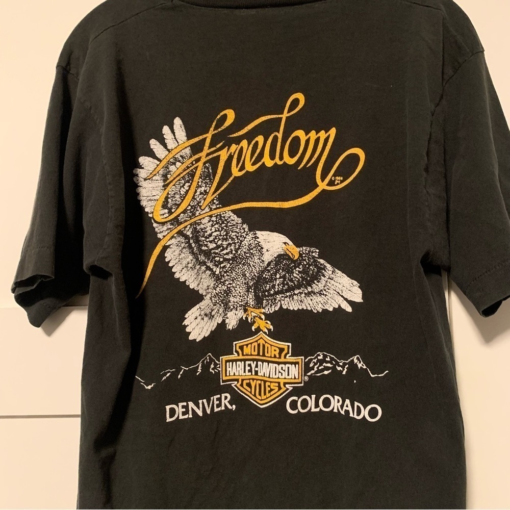 Single Stitch Vintage Harley Davidson Graphic Tee - Picture 6 of 8